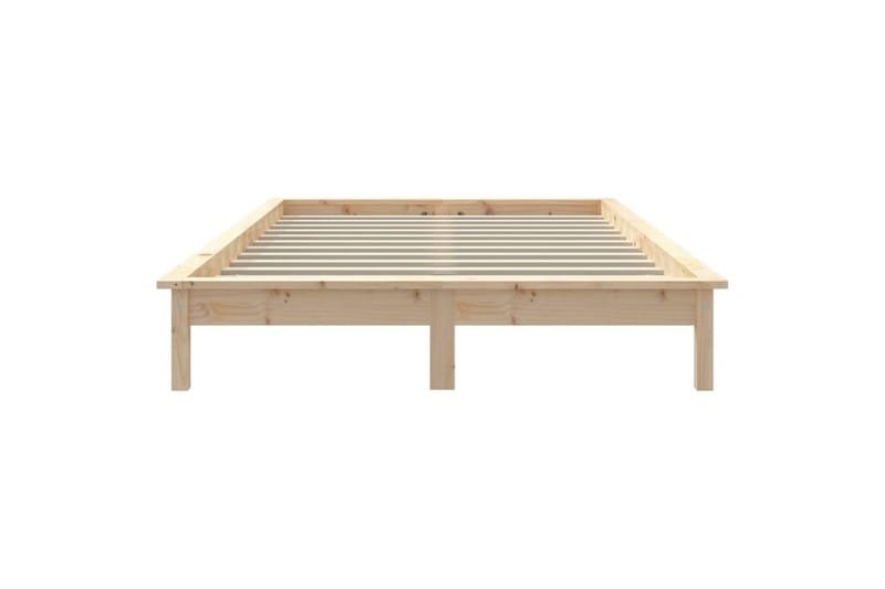 beBasic Sengeramme heltre furu 120x200 cm - Brun - Sengeramme & sengestamme