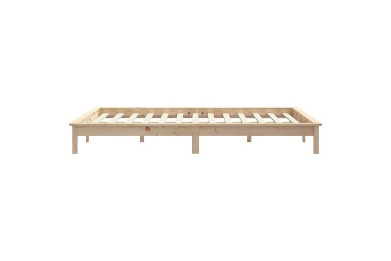 beBasic Sengeramme heltre furu 120x200 cm - Brun - Sengeramme & sengestamme