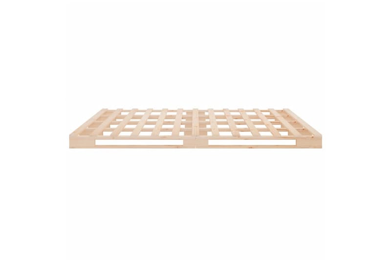 beBasic Sengeramme heltre furu 135x190 cm 4FT6 Double - Brun - Møbler - Senger - Sengeramme & sengestamme