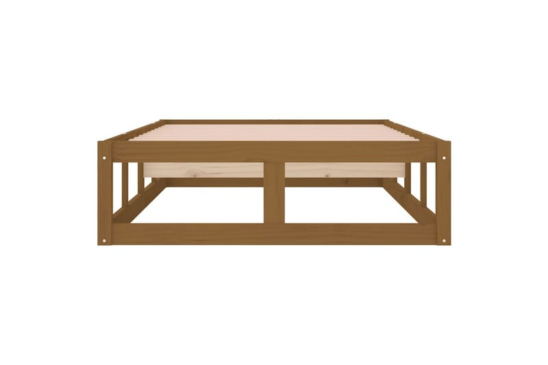 beBasic Sengeramme honningbrun 100x200 cm heltre - Brun - Sengeramme & sengestamme