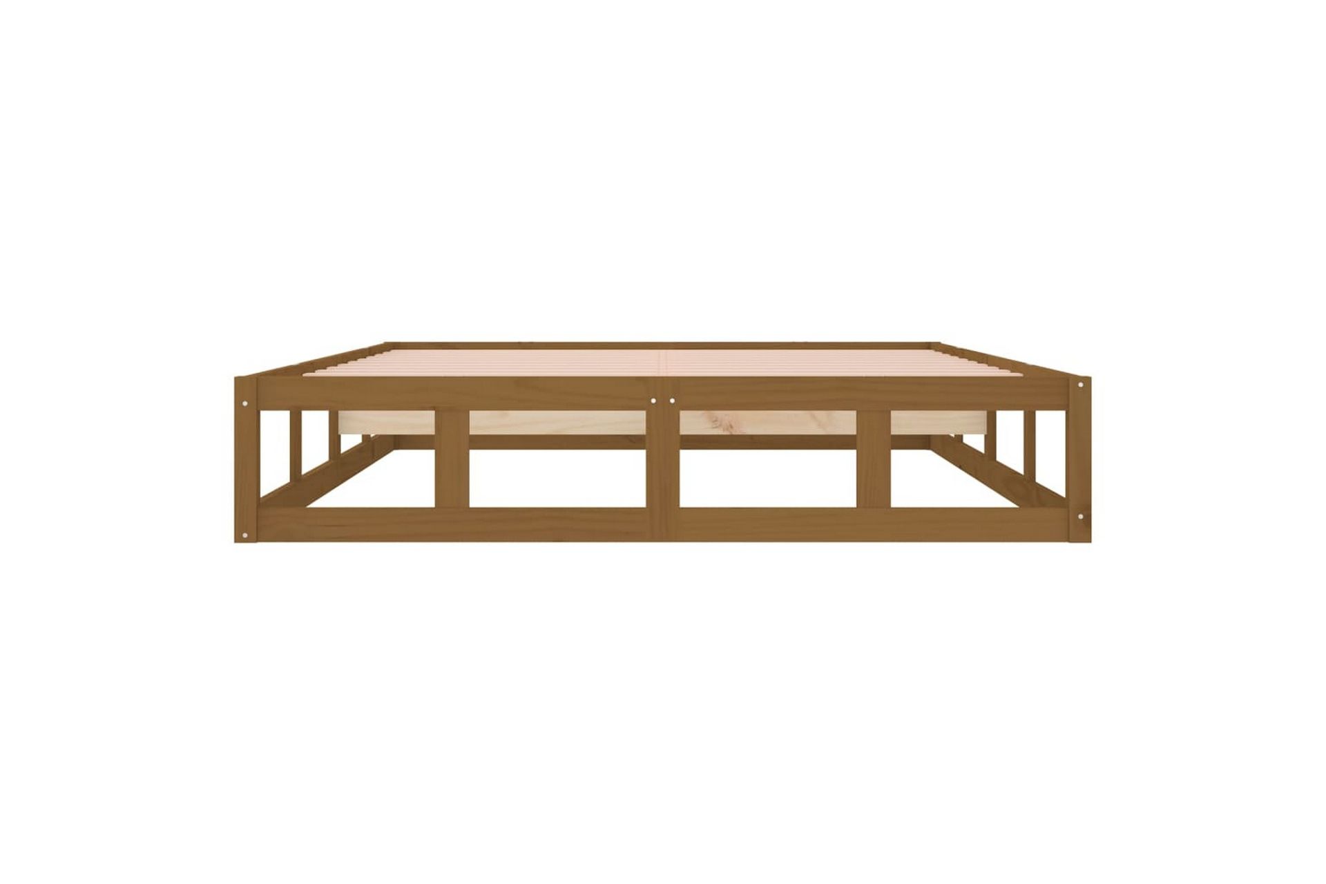 beBasic Sengeramme honningbrun 120x200 cm heltre - Brun - Møbler - Senger - Sengeramme & sengestamme