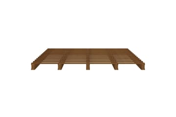 beBasic Sengeramme honningbrun 120x200 cm heltre furu - Brun - Møbler - Senger - Sengeramme & sengestamme