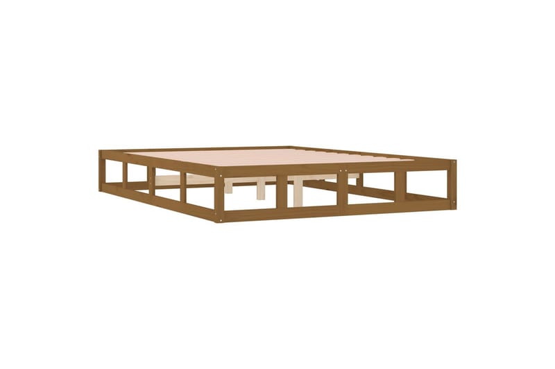 beBasic Sengeramme honningbrun 150x200 cm 5FT King Size heltre - Brun - Sengeramme & sengestamme