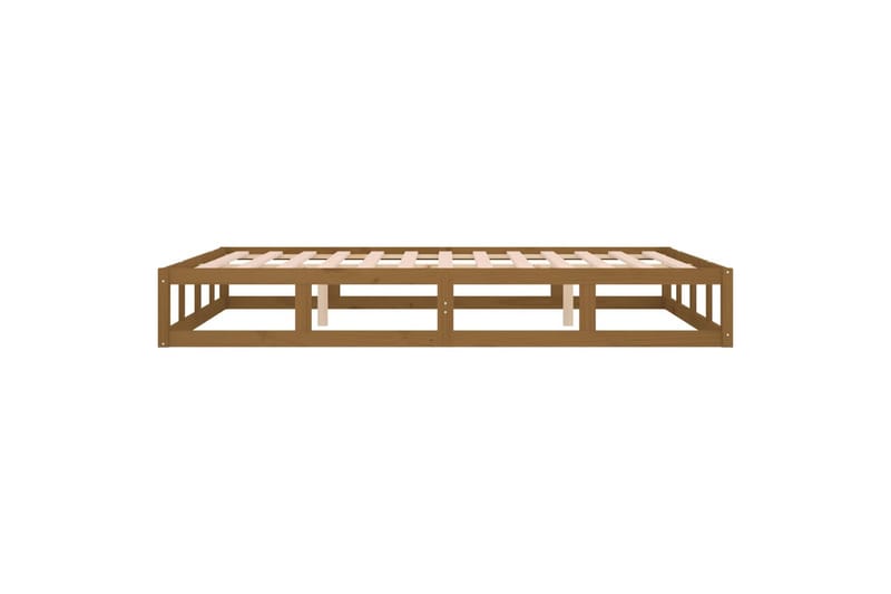 beBasic Sengeramme honningbrun 150x200 cm 5FT King Size heltre - Brun - Møbler - Senger - Sengeramme & sengestamme