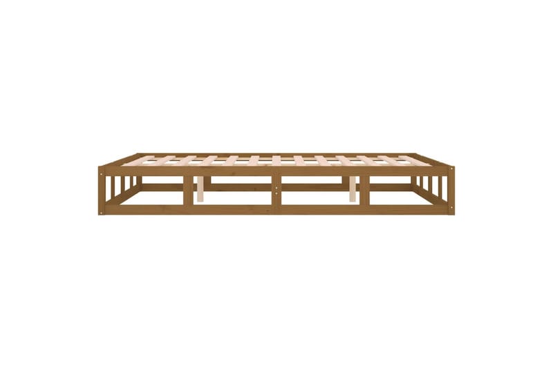 beBasic Sengeramme honningbrun 150x200 cm 5FT King Size heltre - Brun - Sengeramme & sengestamme