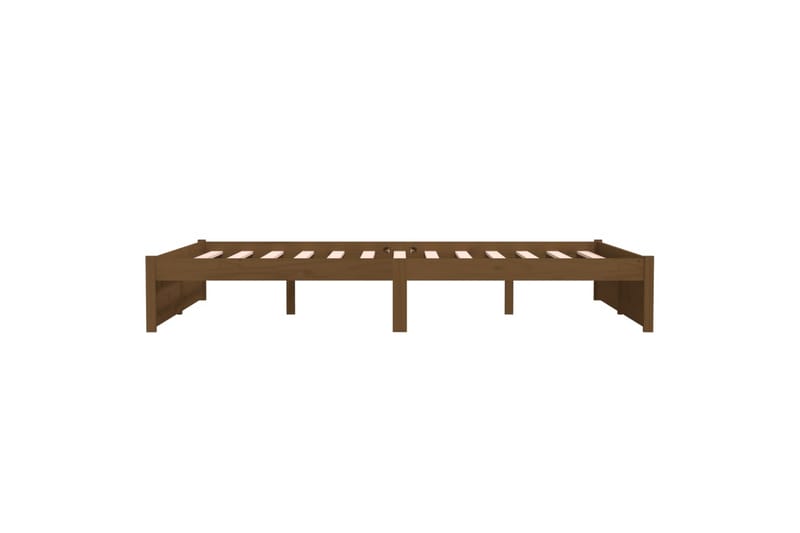 beBasic Sengeramme honningbrun heltre 140x190 cm - Brun - Sengeramme & sengestamme