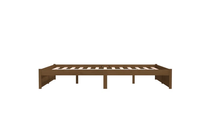 beBasic Sengeramme honningbrun heltre 150x200 cm 5FT King Size - Brun - Sengeramme & sengestamme