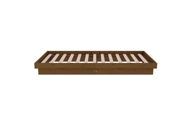 beBasic Sengeramme honningbrun heltre 75x190 cm 2FT6 Small Single - Brun - Møbler - Senger - Sengeramme & sengestamme