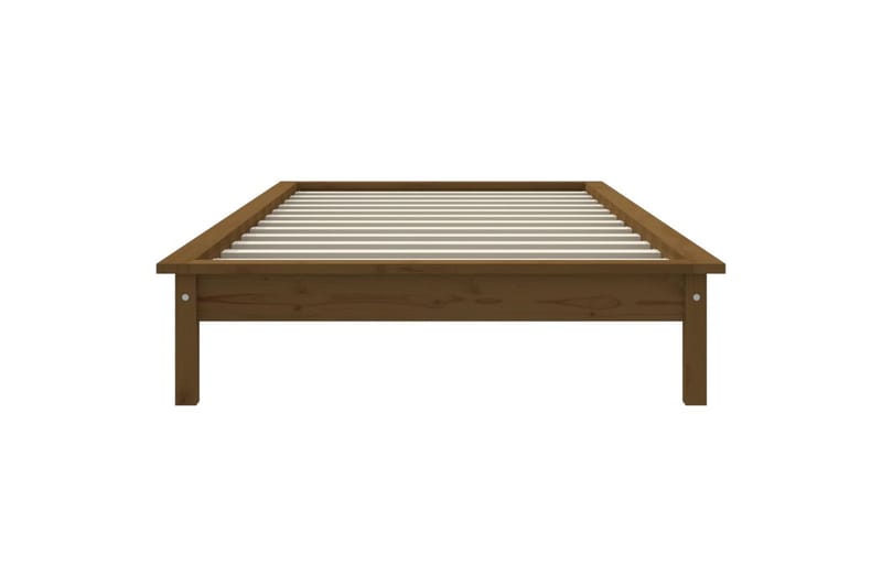 beBasic Sengeramme honningbrun heltre 90x190 cm 3FT Single - Brun - Sengeramme & sengestamme