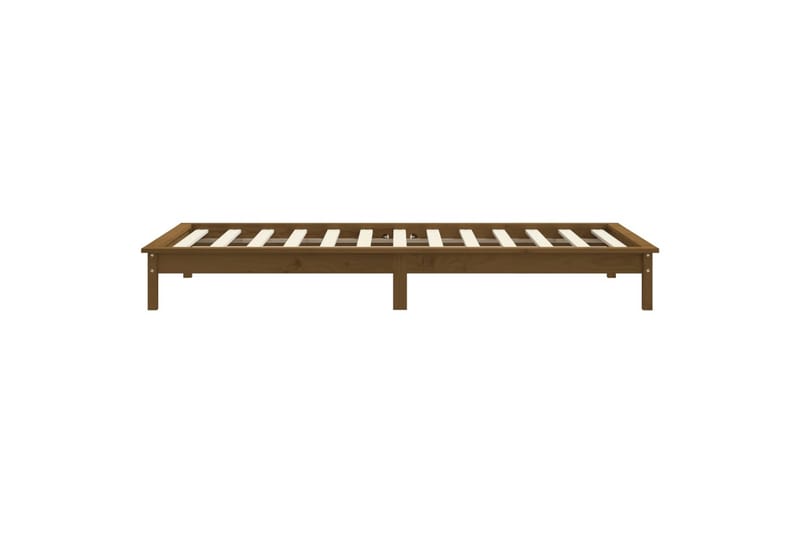 beBasic Sengeramme honningbrun heltre 90x190 cm 3FT Single - Brun - Sengeramme & sengestamme