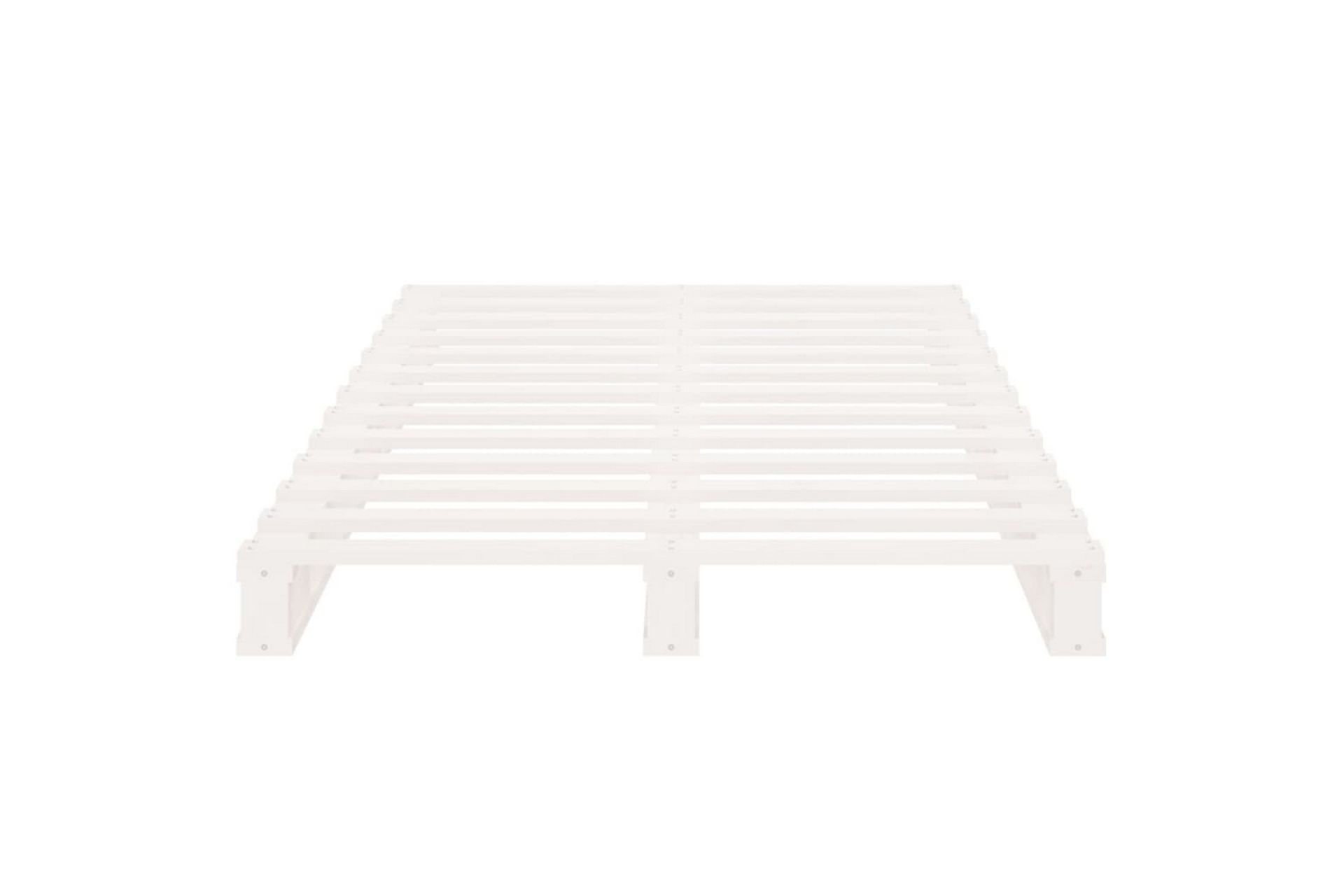 beBasic Sengeramme hvit 100x200 cm heltre furu - Hvit - Møbler - Senger - Sengeramme & sengestamme