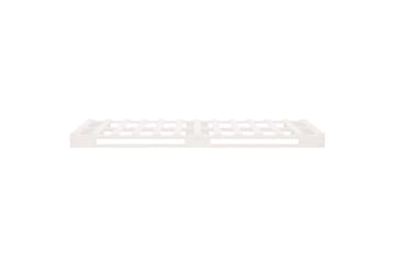 beBasic Sengeramme hvit 100x200 cm heltre furu - Hvit - Møbler - Senger - Sengeramme & sengestamme