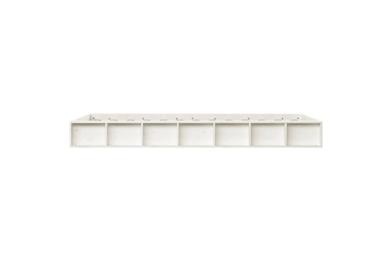 beBasic Sengeramme hvit 100x200 cm heltre - Hvit - Møbler - Senger - Sengeramme & sengestamme