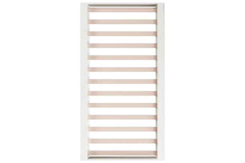 beBasic Sengeramme hvit 100x200 cm heltre - Hvit - Møbler - Senger - Sengeramme & sengestamme