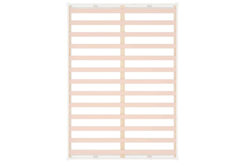 beBasic Sengeramme hvit 120x190 cm 4FT Small Double heltre - Hvit - Møbler - Senger - Sengeramme & sengestamme