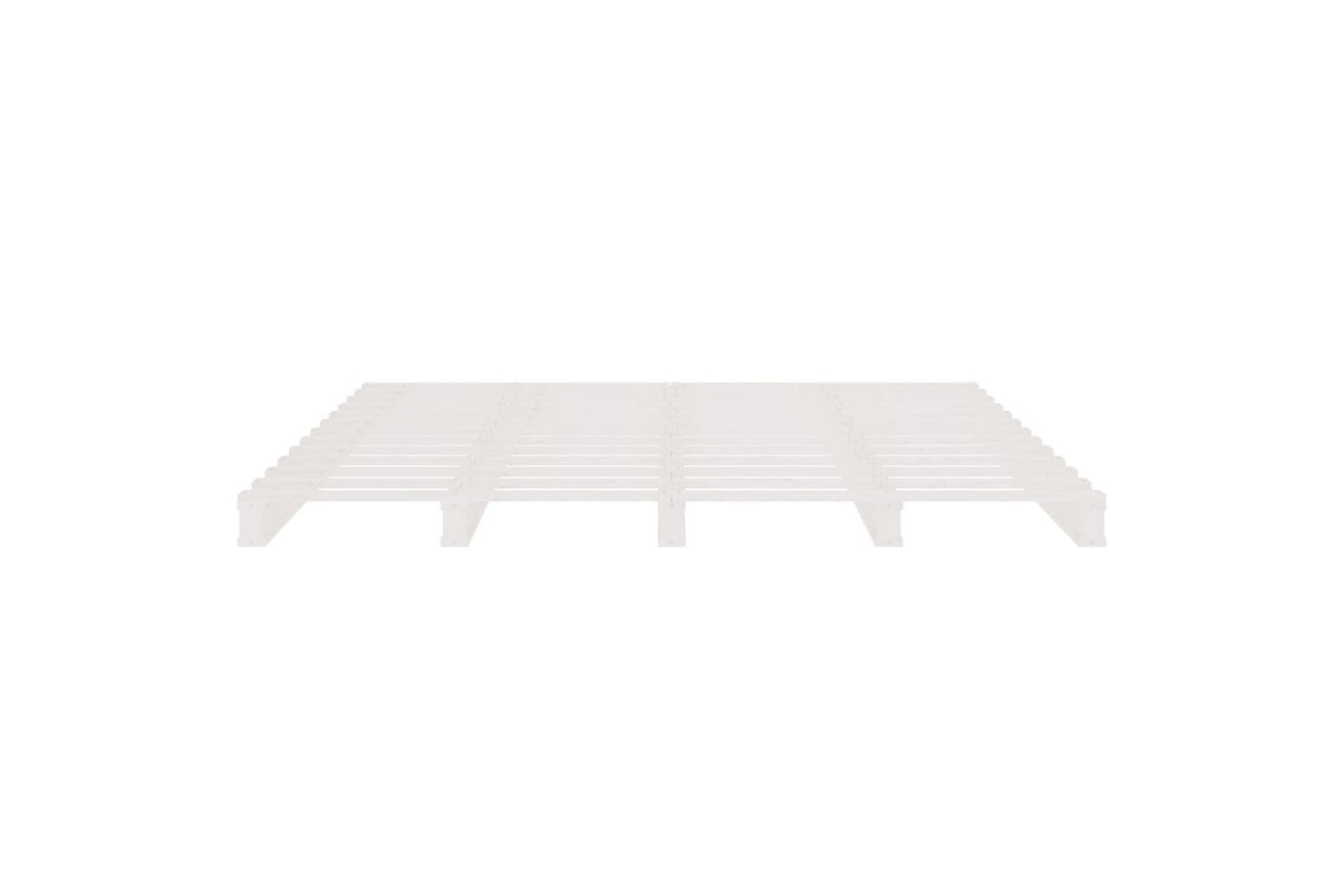 beBasic Sengeramme hvit 120x200 cm heltre furu - Hvit - Møbler - Senger - Sengeramme & sengestamme