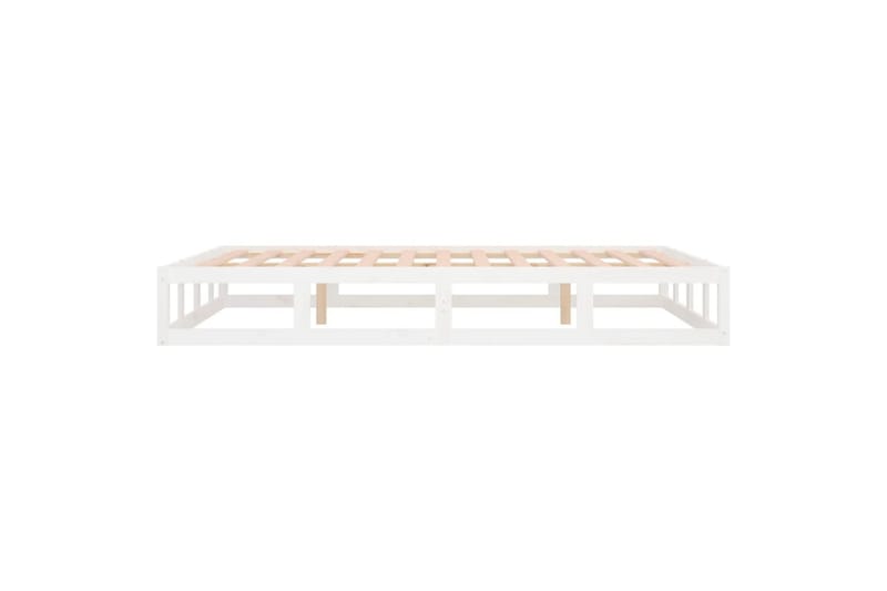 beBasic Sengeramme hvit 140x190 cm heltre - Hvit - Møbler - Senger - Sengeramme & sengestamme