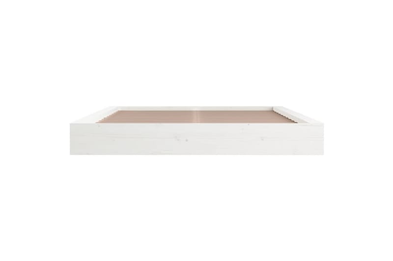 beBasic Sengeramme hvit 140x200 cm heltre - Hvit - Møbler - Senger - Sengeramme & sengestamme