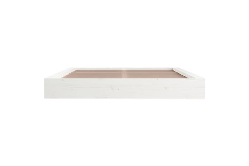 beBasic Sengeramme hvit 150x200 cm 5FT King Size heltre - Hvit - Sengeramme & sengestamme