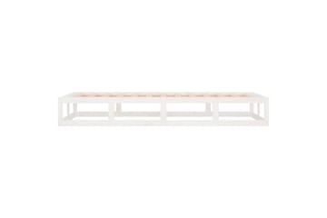 beBasic Sengeramme hvit 75x190 cm 2FT6 Small Single heltre - Hvit - Møbler - Senger - Sengeramme & sengestamme