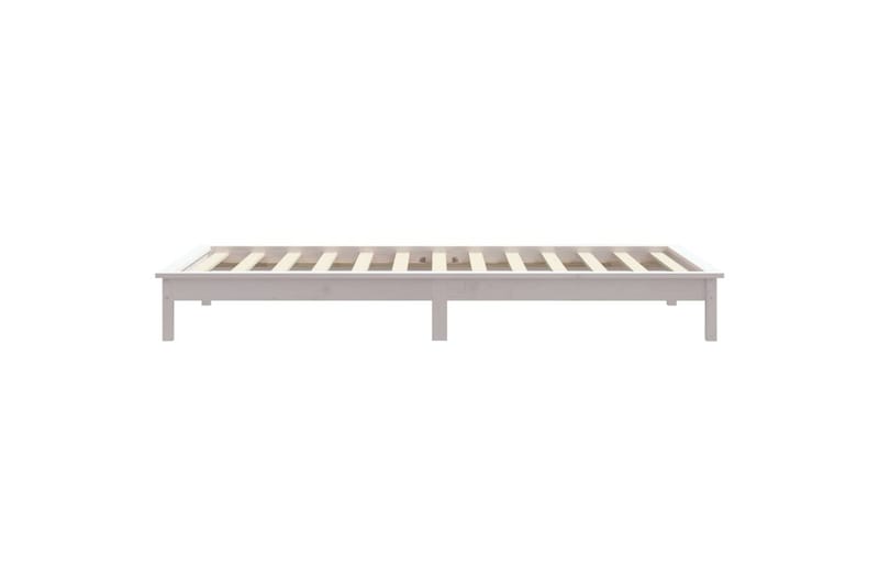 beBasic Sengeramme hvit 90x190 cm heltre furu 3FT Single - Hvit - Møbler - Senger - Sengeramme & sengestamme
