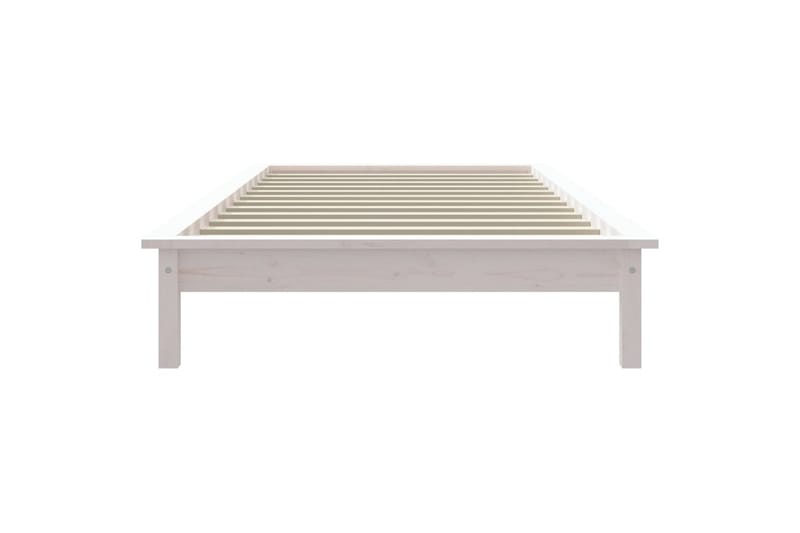 beBasic Sengeramme hvit 90x200 cm heltre furu - Hvit - Møbler - Senger - Sengeramme & sengestamme