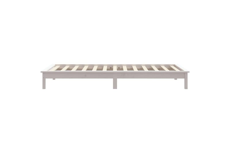 beBasic Sengeramme hvit 90x200 cm heltre furu - Hvit - Møbler - Senger - Sengeramme & sengestamme
