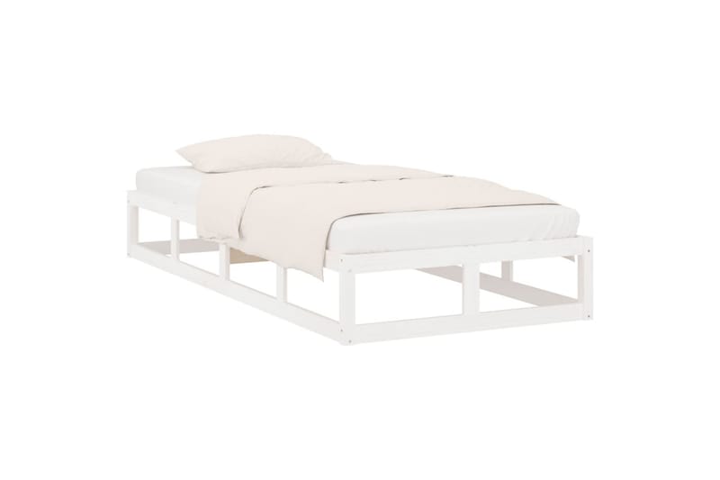 beBasic Sengeramme hvit 90x200 cm heltre - Hvit - Møbler - Senger - Sengeramme & sengestamme