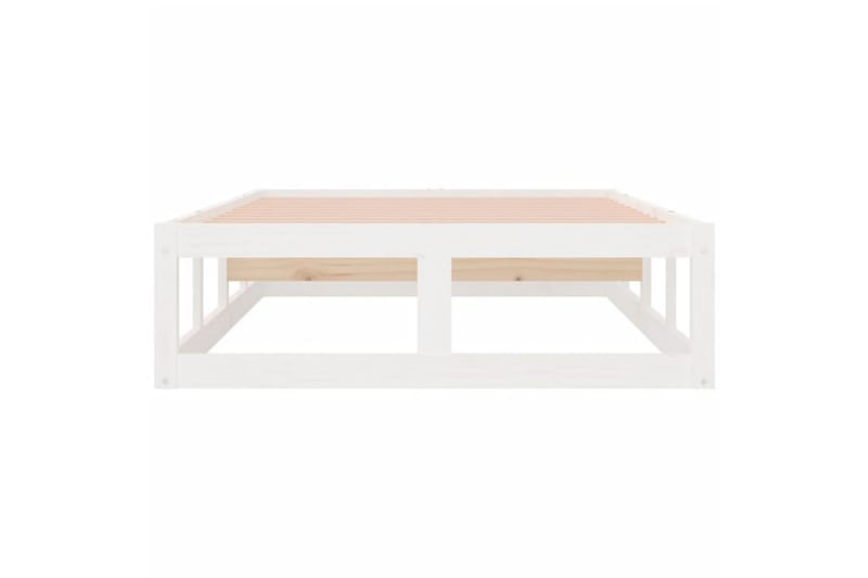 beBasic Sengeramme hvit 90x200 cm heltre - Hvit - Møbler - Senger - Sengeramme & sengestamme