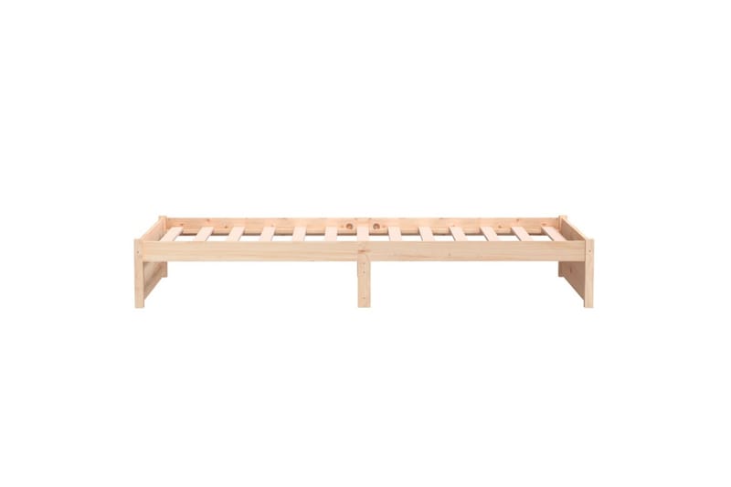 beBasic Sengeramme hvit heltre 100x200 cm - Hvit - Møbler - Senger - Sengeramme & sengestamme