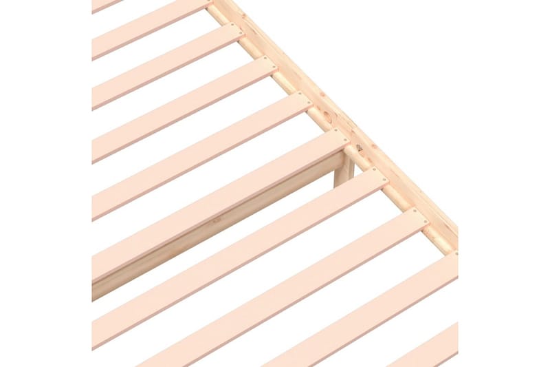 beBasic Sengeramme hvit heltre 100x200 cm - Hvit - Møbler - Senger - Sengeramme & sengestamme