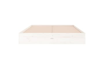 beBasic Sengeramme hvit heltre 120x190 cm 4FT Small Double - Hvit - Møbler - Senger - Sengeramme & sengestamme