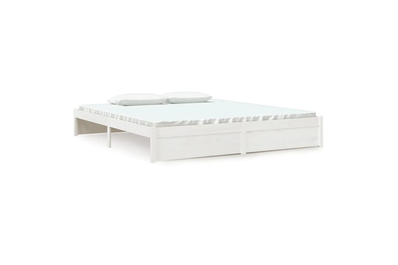 beBasic Sengeramme hvit heltre 180x200 cm 6FT Super King - Hvit - Sengeramme & sengestamme