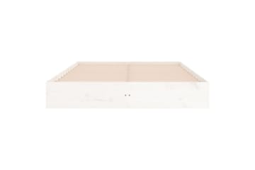 beBasic Sengeramme hvit heltre 200x200 cm - Hvit - Møbler - Senger - Sengeramme & sengestamme