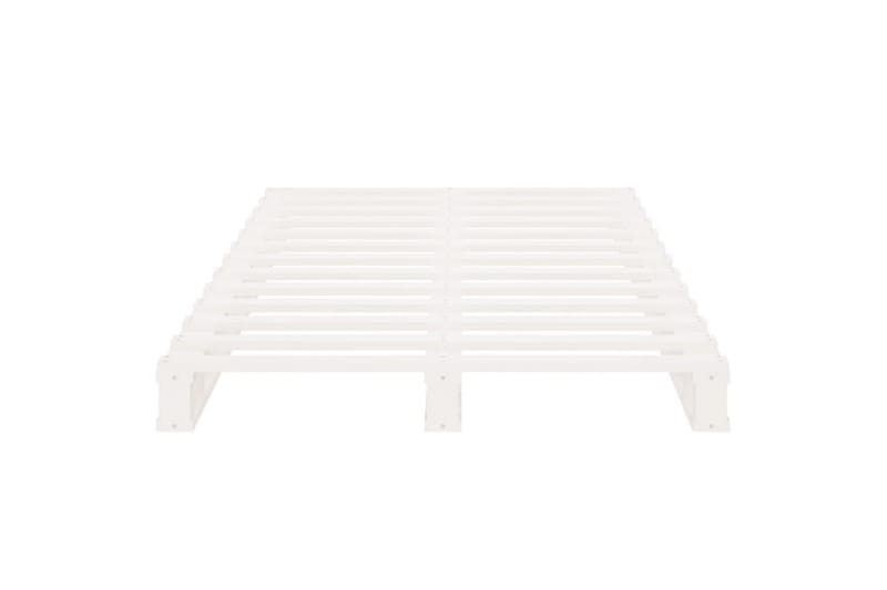 beBasic Sengeramme hvit heltre 75x190 cm 2FT6 Small Single - Hvit - Sengeramme & sengestamme