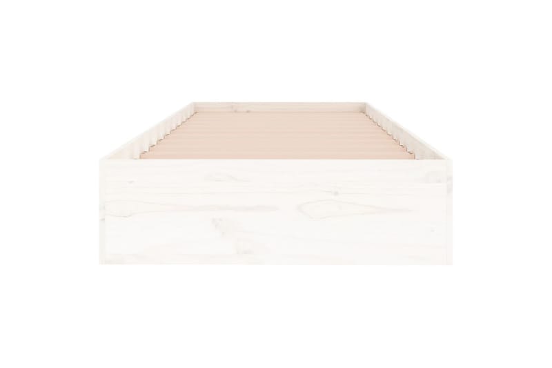 beBasic Sengeramme hvit heltre 90x190 cm 3FT Single - Hvit - Møbler - Senger - Sengeramme & sengestamme