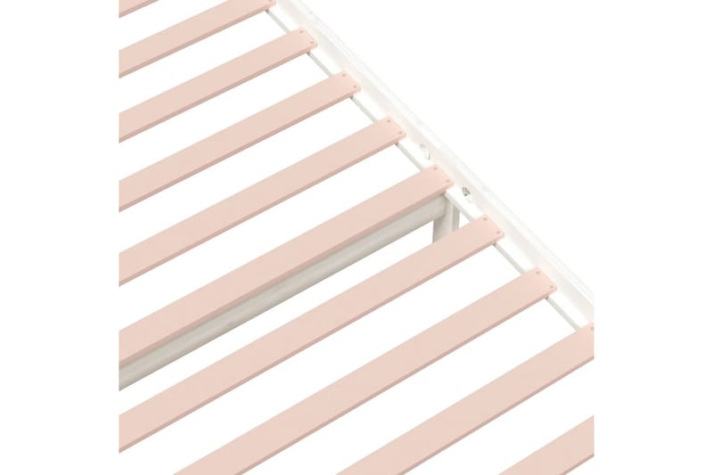 beBasic Sengeramme hvit heltre 90x200 cm - Hvit - Møbler - Senger - Sengeramme & sengestamme