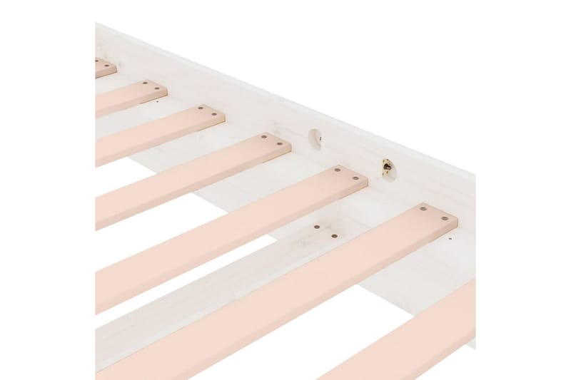 beBasic Sengeramme hvit heltre fru 160x200 cm - Hvit - Møbler - Senger - Sengeramme & sengestamme