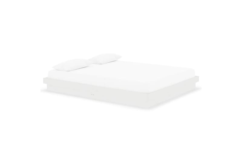 beBasic Sengeramme hvit heltre fru 160x200 cm - Hvit - Møbler - Senger - Sengeramme & sengestamme