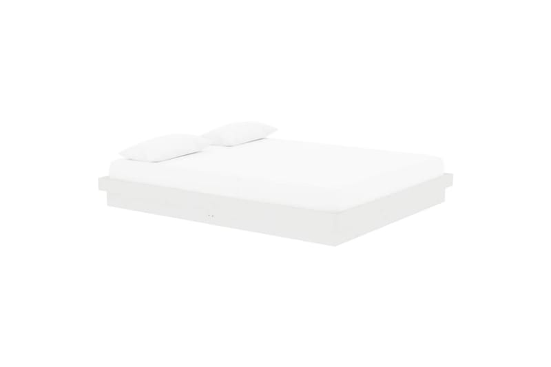 beBasic Sengeramme hvit heltre fru 160x200 cm - Hvit - Møbler - Senger - Sengeramme & sengestamme