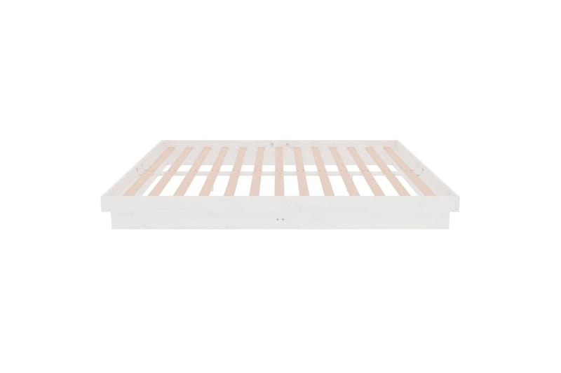 beBasic Sengeramme hvit heltre fru 160x200 cm - Hvit - Møbler - Senger - Sengeramme & sengestamme