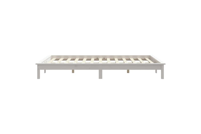 beBasic Sengeramme hvit heltre furu 135x190 cm 4FT6 Double - Hvit - Sengeramme & sengestamme