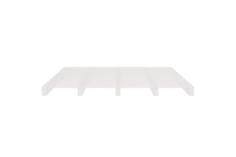 beBasic Sengeramme hvit heltre furu 150x200 cm 5FT King Size - Hvit - Sengeramme & sengestamme