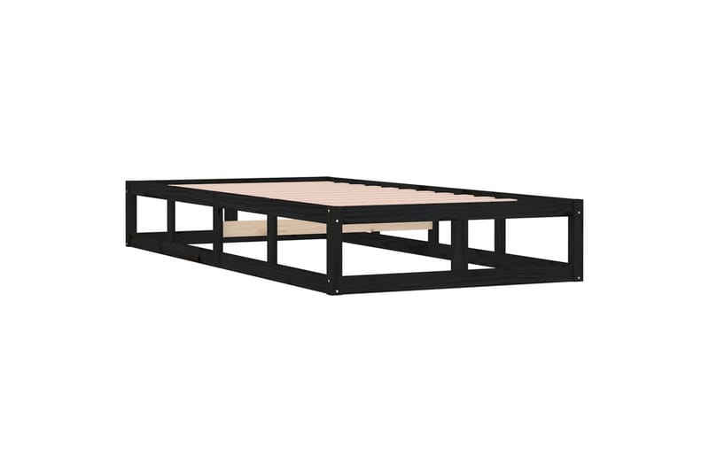 beBasic Sengeramme svart 100x200 cm heltre - Svart - Sengeramme & sengestamme