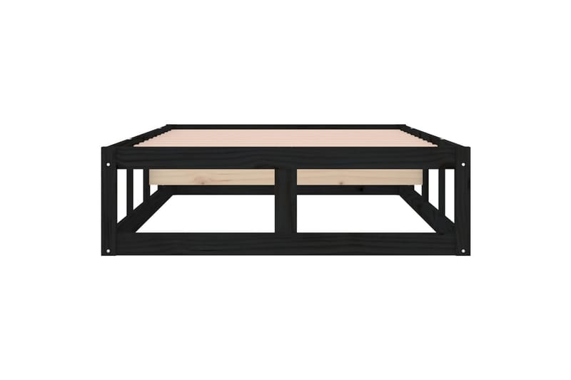 beBasic Sengeramme svart 100x200 cm heltre - Svart - Sengeramme & sengestamme