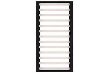 beBasic Sengeramme svart 135x190 cm 4FT6 Double heltre - Svart - Møbler - Senger - Sengeramme & sengestamme