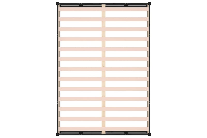 beBasic Sengeramme svart 135x190 cm 4FT6 Double heltre - Svart - Møbler - Senger - Sengeramme & sengestamme