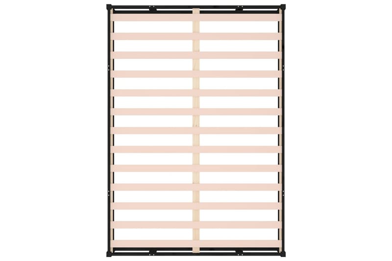 beBasic Sengeramme svart 200x200 cm heltre - Svart - Møbler - Senger - Sengeramme & sengestamme
