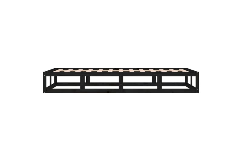 beBasic Sengeramme svart 90x200 cm heltre - Svart - Møbler - Senger - Sengeramme & sengestamme