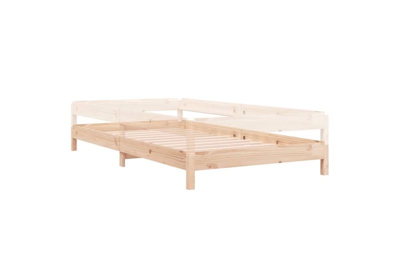 beBasic Stableseng 80x200 cm heltre furu - Brun - Sengeramme & sengestamme